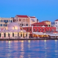 chania travel guide for holidays in chania flights hotels beaches and other information venetian habour of chania at night crete greece 57 3380
